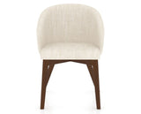 Canadel Downtown Point Dining Chair in Cognac Washed, FT InsideOut®, front view