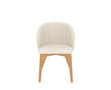 Canadel Downtown Point Dining Chair in Caramel Washed, FT InsideOut®, front view