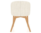Canadel Downtown Point Dining Chair in Caramel Washed, FT InsideOut®, back view