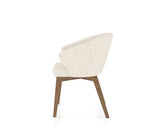 Canadel Downtown Point Dining Chair in Pecan Washed, FT InsideOut®, side view
