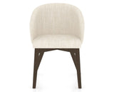 Canadel Downtown Point Dining Chair in Hazelnut Washed, FT InsideOut®, front view