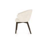 Canadel Downtown Point Dining Chair in Hazelnut Washed, FT InsideOut®, side view