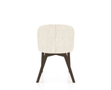 Canadel Downtown Point Dining Chair in Hazelnut Washed, FT InsideOut®, back view