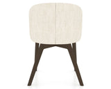 Canadel Downtown Point Dining Chair in Hazelnut Washed, FT InsideOut®, back view
