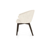 Canadel Downtown Point Dining Chair in Davy's Grey, FT InsideOut®, side view