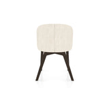 Canadel Downtown Point Dining Chair in Davy's Grey, FT InsideOut®, back view