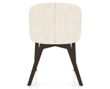 Canadel Downtown Point Dining Chair in Davy's Grey, FT InsideOut®, back view
