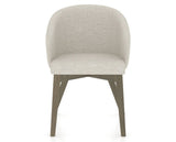 Canadel Downtown Point Dining Chair in Shadow, TB Fabric, front view