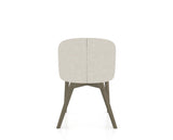 Canadel Downtown Point Dining Chair in Shadow, TB Fabric, back view