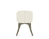 Canadel Downtown Point Dining Chair in Shadow, TW Fabric, back view