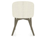 Canadel Downtown Point Dining Chair in Shadow, TW Fabric, back view