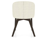 Canadel Downtown Point Dining Chair in Davy's Grey, TW Fabric, back view