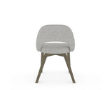 Canadel Downtown Curv Dining Chair in Shadow, 7C Fabric, back view