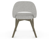 Canadel Downtown Curv Dining Chair in Shadow, 7C Fabric, back view