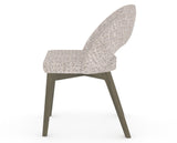 Canadel Downtown Curv Dining Chair in Shadow, FP Crypton®, side view