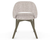 Canadel Downtown Curv Dining Chair in Shadow, FP Crypton®, back view
