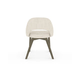 Canadel Downtown Curv Dining Chair in Shadow, FT InsideOut®, back view