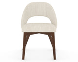 Canadel Downtown Curv Dining Chair in Cognac Washed, FT InsideOut®, front view
