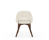 Canadel Downtown Curv Dining Chair in Cognac Washed, FT InsideOut®, back view