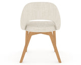 Canadel Downtown Curv Dining Chair in Caramel Washed, FT InsideOut®, back view