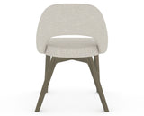 Canadel Downtown Curv Dining Chair in Shadow, TB Fabric, back view