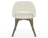 Canadel Downtown Curv Dining Chair in Shadow, TW Fabric, back view