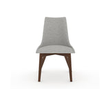 Canadel Downtown Trend Dining Chair in Cognac Washed, 7C Fabric, front view
