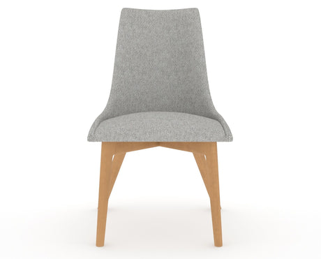 Canadel Downtown Trend Dining Chair in Caramel Washed, 7C Fabric, front view