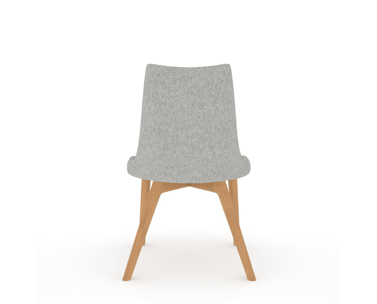 Canadel Downtown Trend Dining Chair in Caramel Washed, 7C Fabric, back view