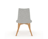 Canadel Downtown Trend Dining Chair in Caramel Washed, 7C Fabric, back view