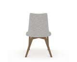Canadel Downtown Trend Dining Chair in Pecan Washed, 7C Fabric, back view