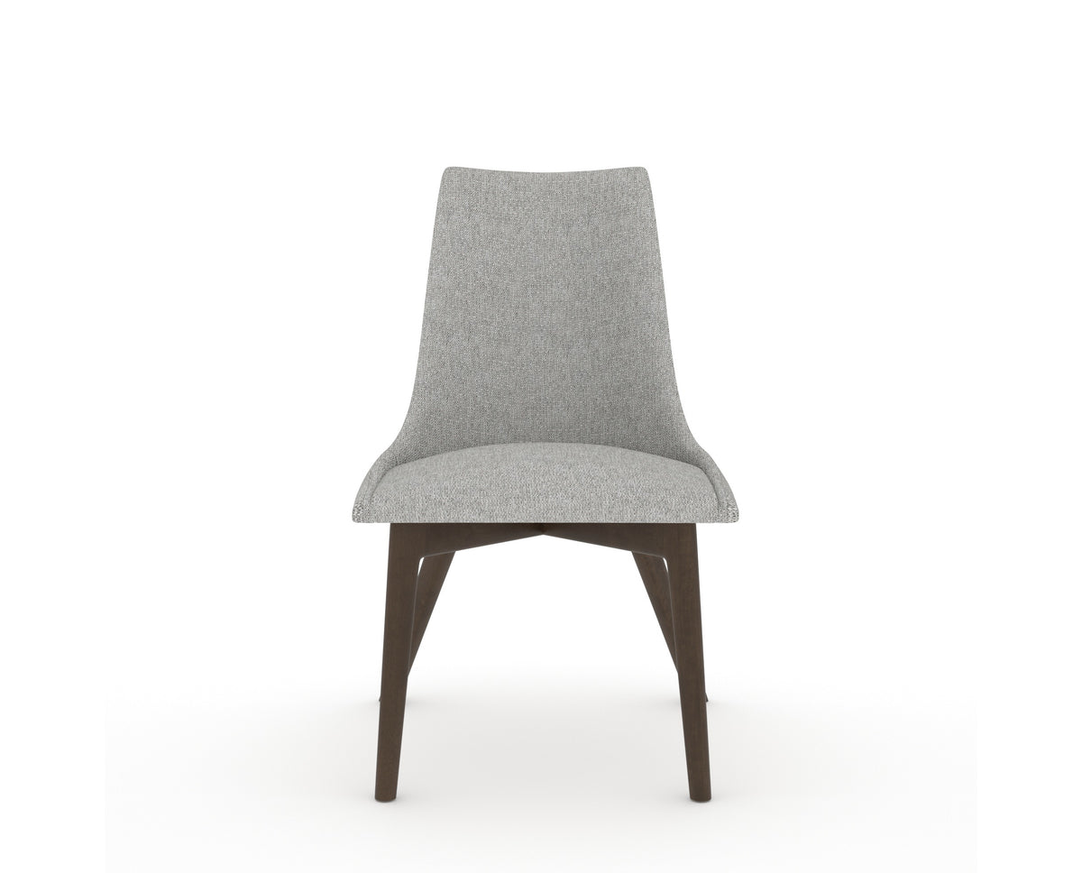 Canadel Downtown Trend Dining Chair in Hazelnut Washed, 7C Fabric, front view