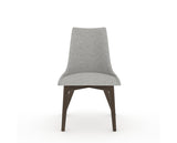 Canadel Downtown Trend Dining Chair in Hazelnut Washed, 7C Fabric, front view