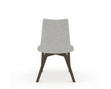 Canadel Downtown Trend Dining Chair in Hazelnut Washed, 7C Fabric, back view