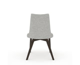 Canadel Downtown Trend Dining Chair in Davy's Grey, 7C Fabric, back view