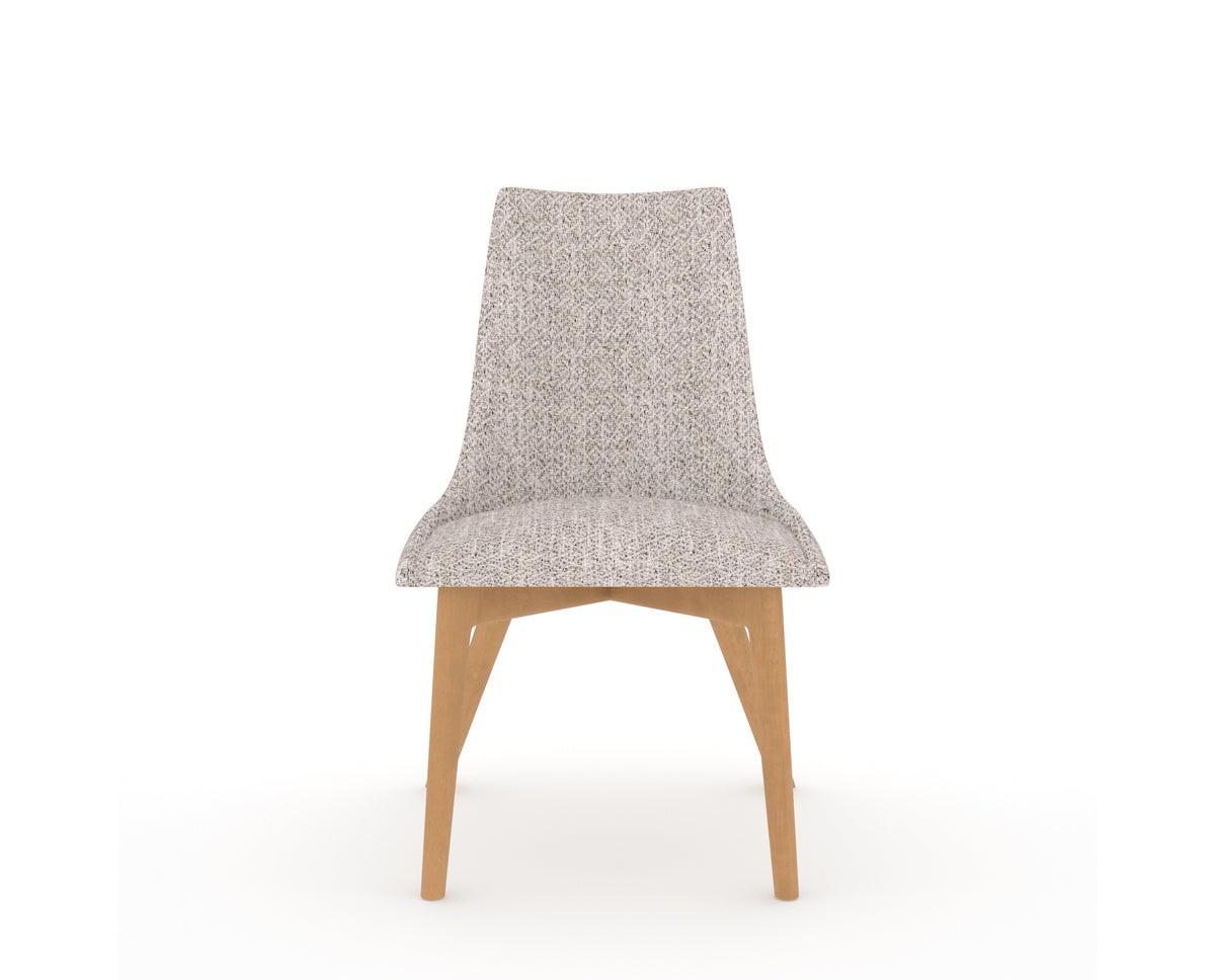 Canadel Downtown Trend Dining Chair in Caramel Washed, FP Crypton®, front view