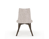 Canadel Downtown Trend Dining Chair in Hazelnut Washed, FP Crypton®, back view