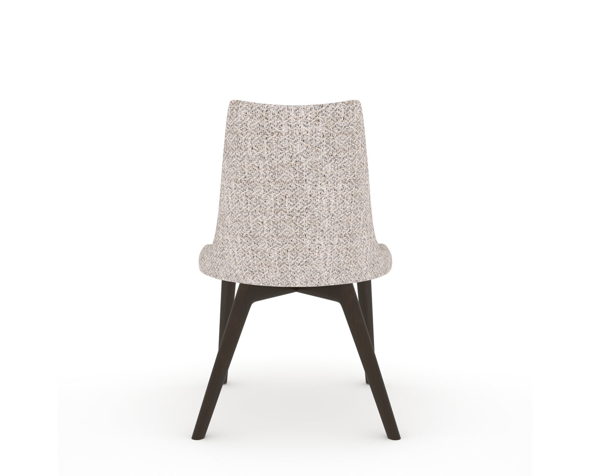 Canadel Downtown Trend Dining Chair in Davy's Grey, FP Crypton®, back view