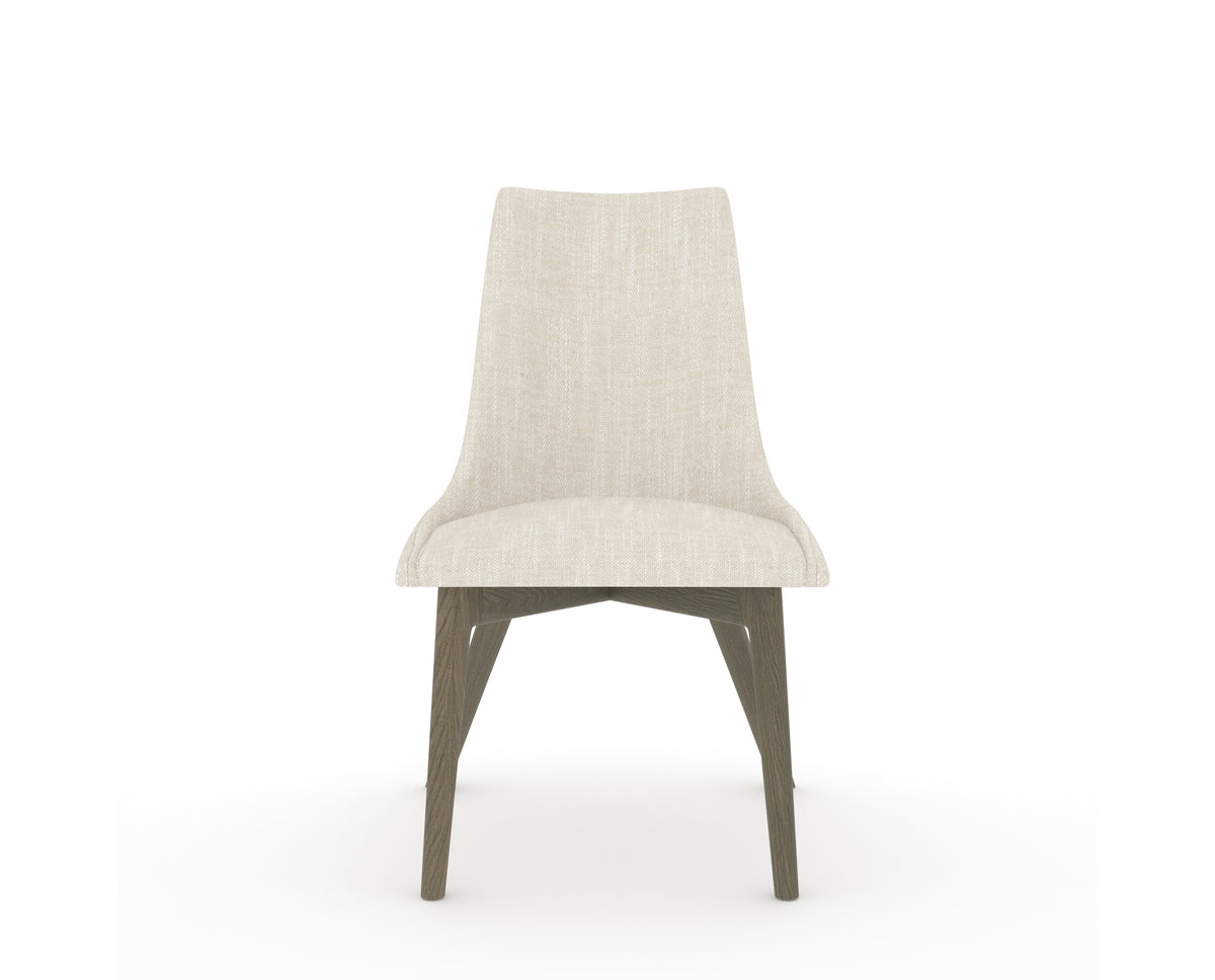 Canadel Downtown Trend Dining Chair in Shadow, FT InsideOut®, front view