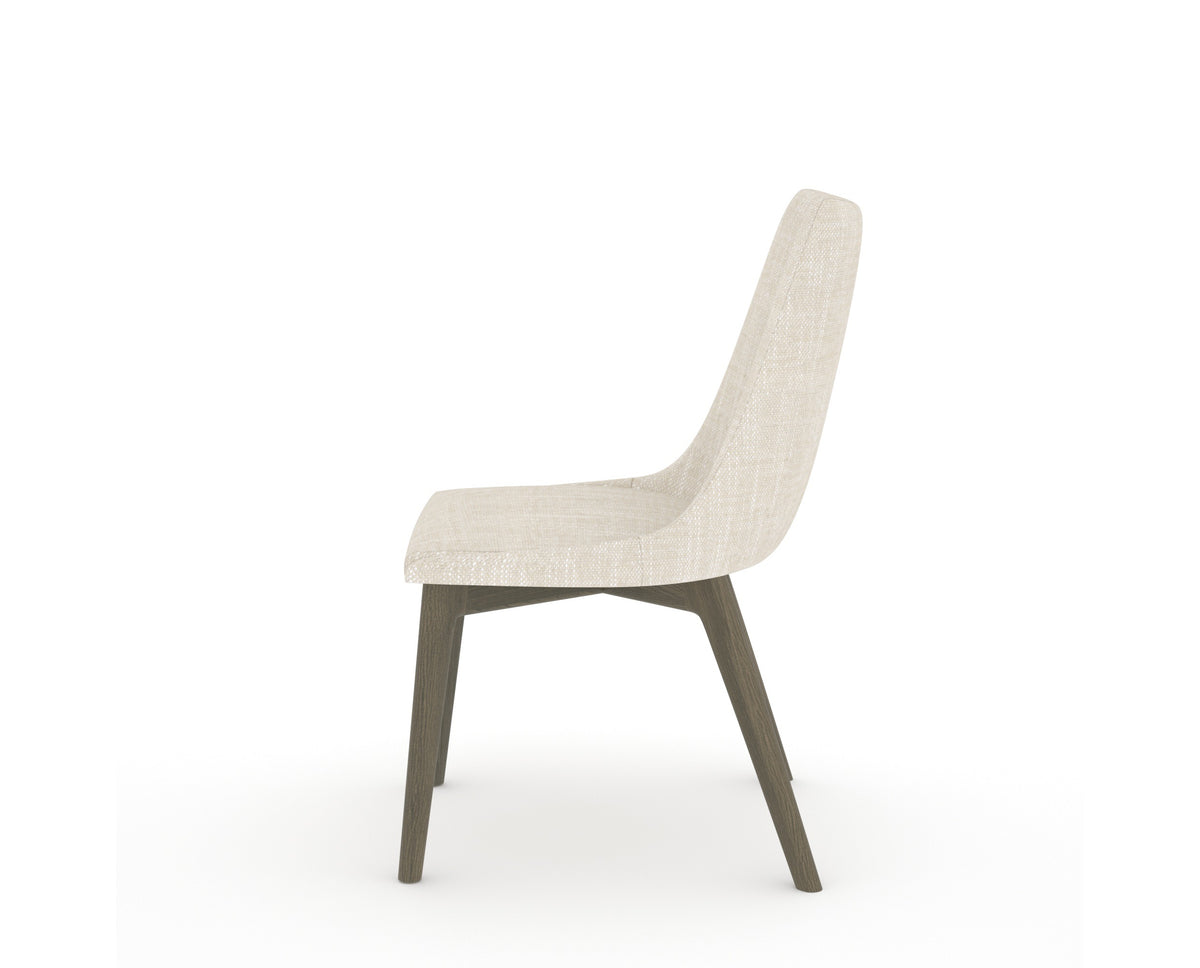 Canadel Downtown Trend Dining Chair in Shadow, FT InsideOut®, side view