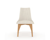 Canadel Downtown Trend Dining Chair in Caramel Washed, FT InsideOut®, front view