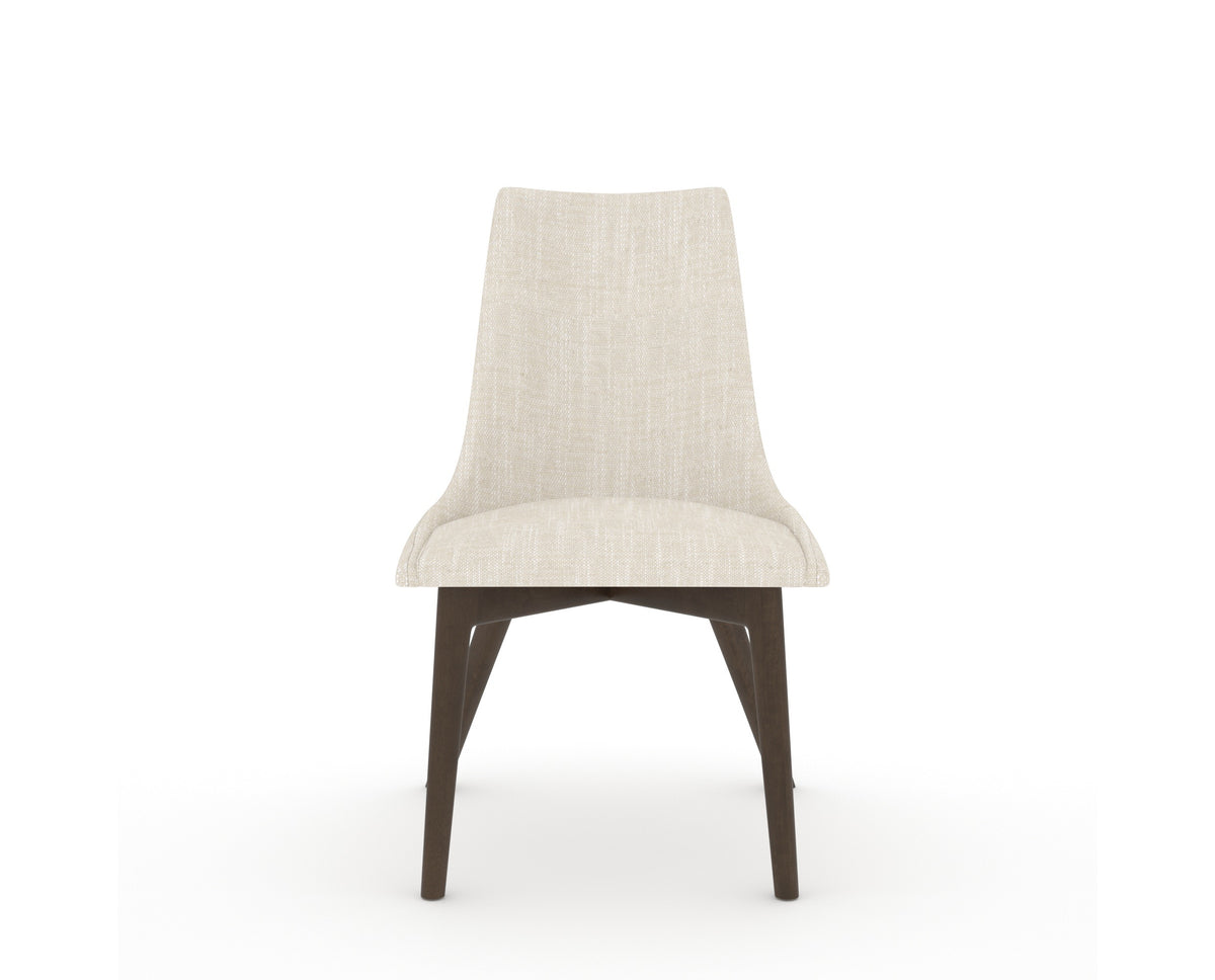 Canadel Downtown Trend Dining Chair in Hazelnut Washed, FT InsideOut®, front view