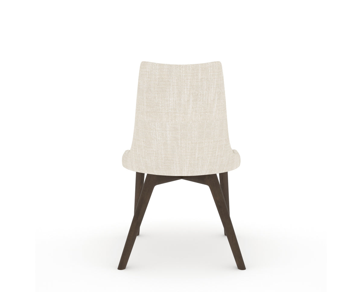 Canadel Downtown Trend Dining Chair in Hazelnut Washed, FT InsideOut®, back view