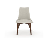 Canadel Downtown Trend Dining Chair in Cognac Washed, TB Fabric, front view