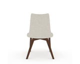 Canadel Downtown Trend Dining Chair in Cognac Washed, TB Fabric, back view