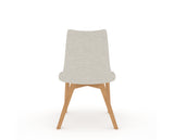Canadel Downtown Trend Dining Chair in Caramel Washed, TB Fabric, back view