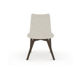 Canadel Downtown Trend Dining Chair in Hazelnut Washed, TB Fabric, back view