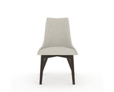 Canadel Downtown Trend Dining Chair in Davy's Grey, TB Fabric, front view