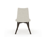Canadel Downtown Trend Dining Chair in Davy's Grey, TB Fabric, back view