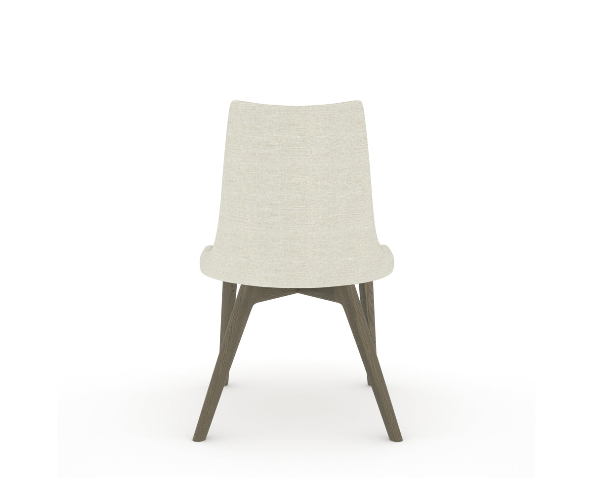 Canadel Downtown Trend Dining Chair in Shadow, TW Fabric, back view